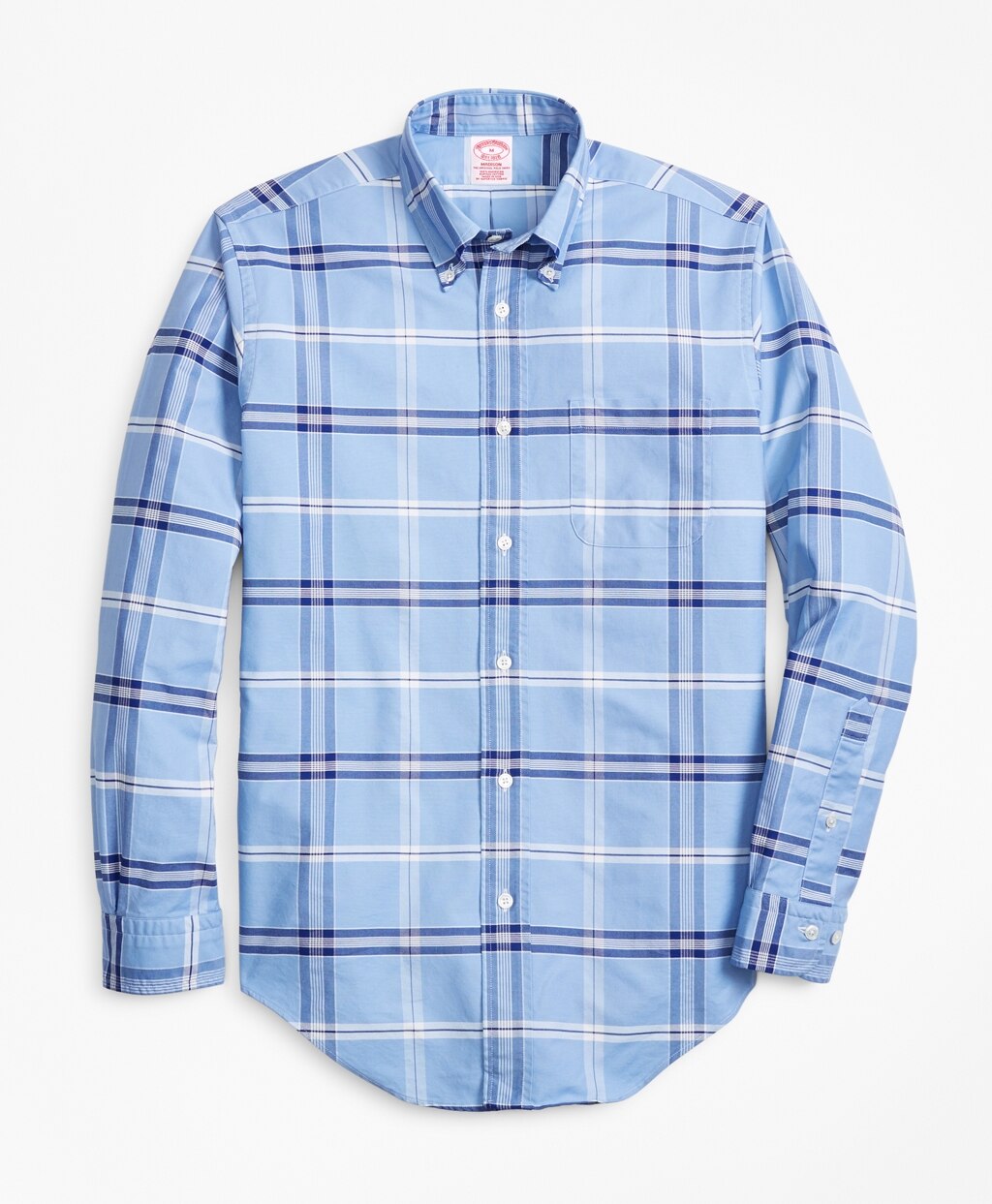 Madison Fit Oxford Windowpane Sport Shirt