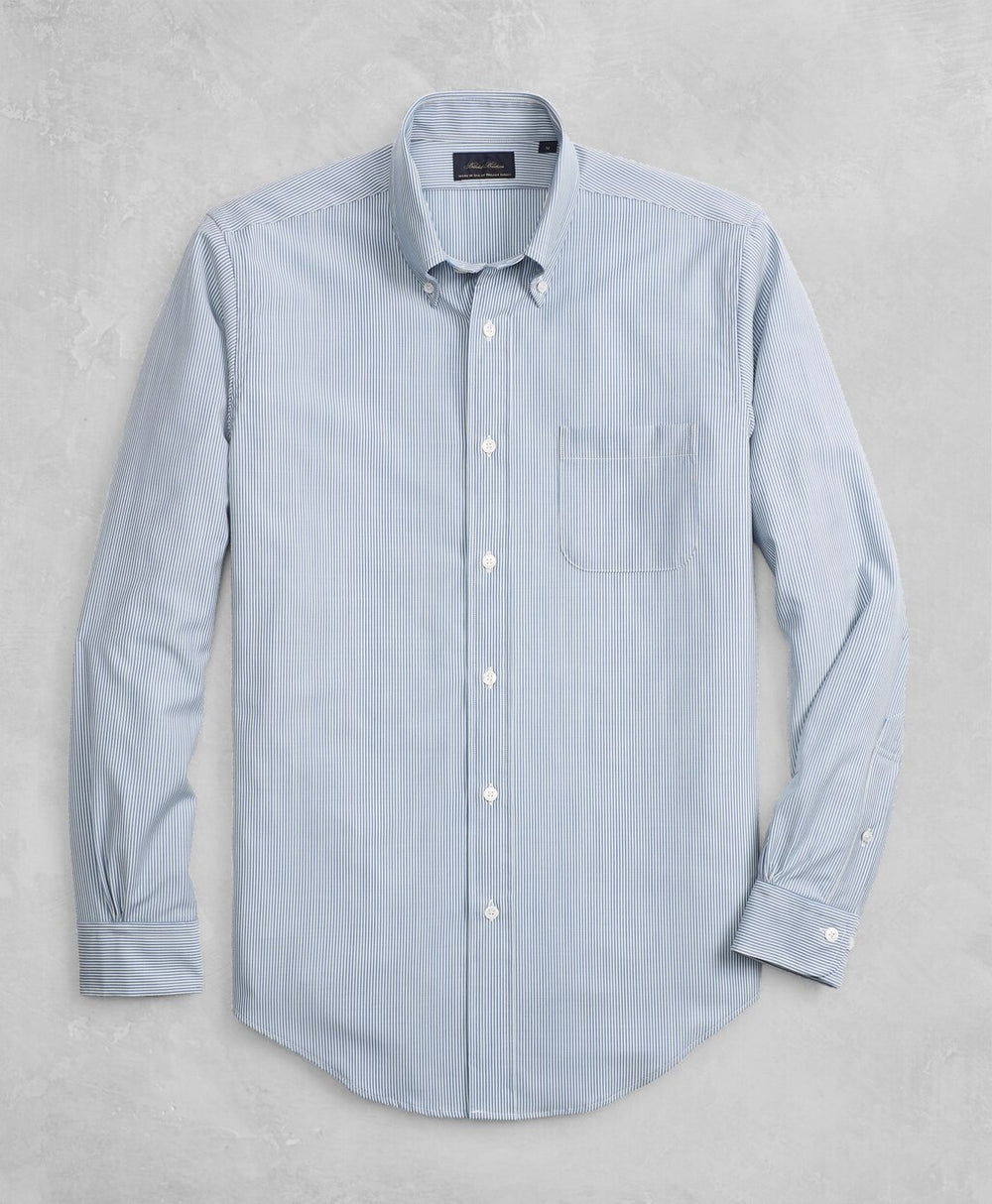 Golden Fleece® BrooksTech™ Regent Fit Striped Sport Shirt