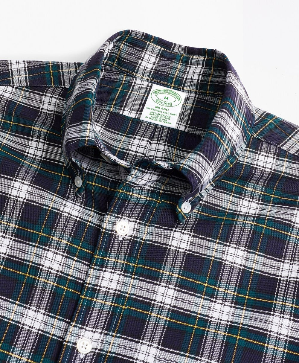 Milano Fit Oxford Tartan Sport Shirt