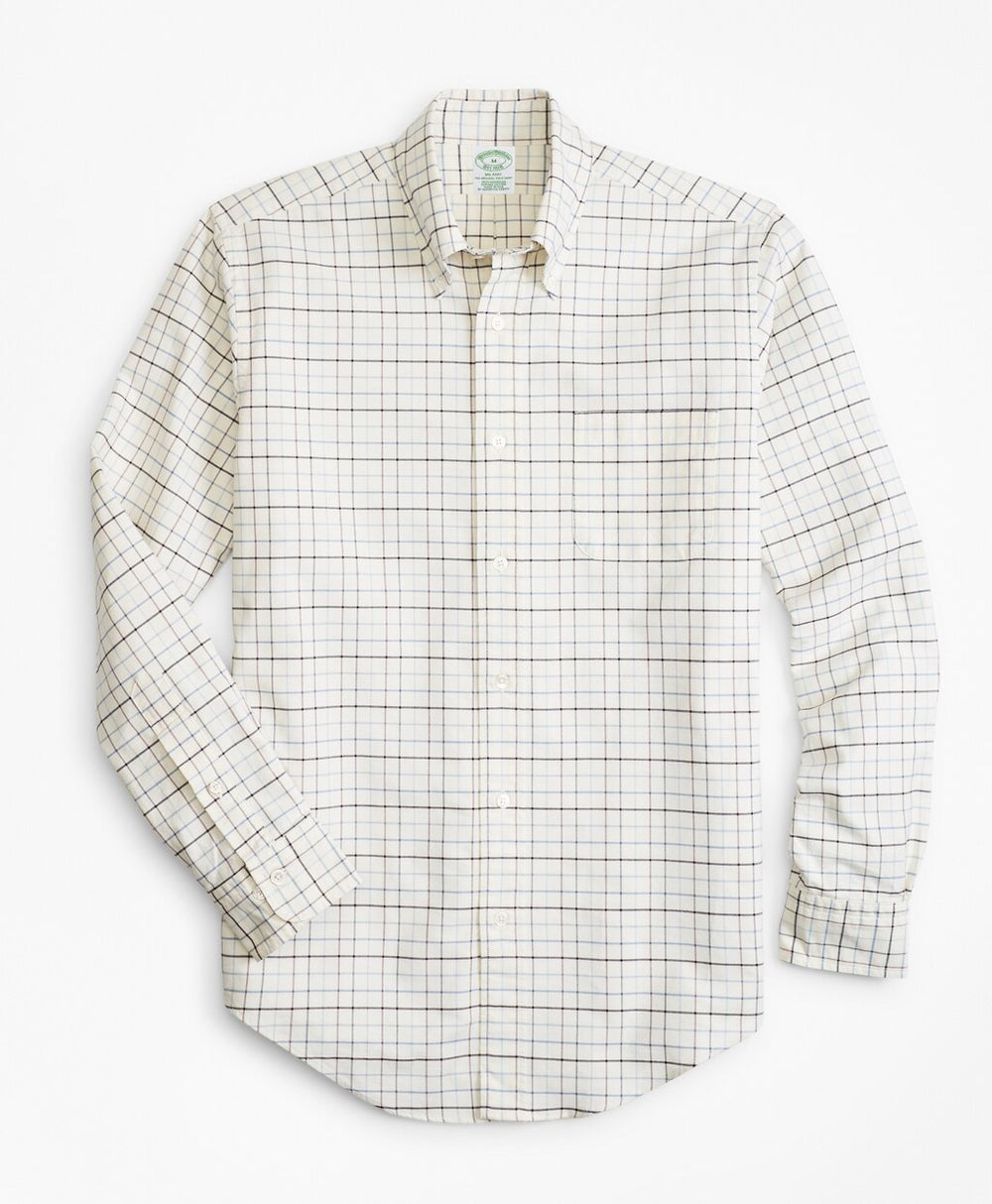 Milano Fit Oxford Windowpane Sport Shirt
