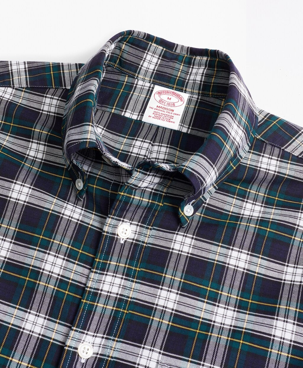 Madison Fit Oxford Tartan Sport Shirt