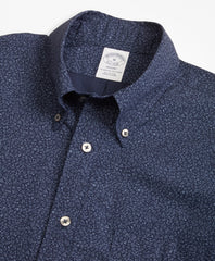 Regent Fit Floral Indigo Sport Shirt