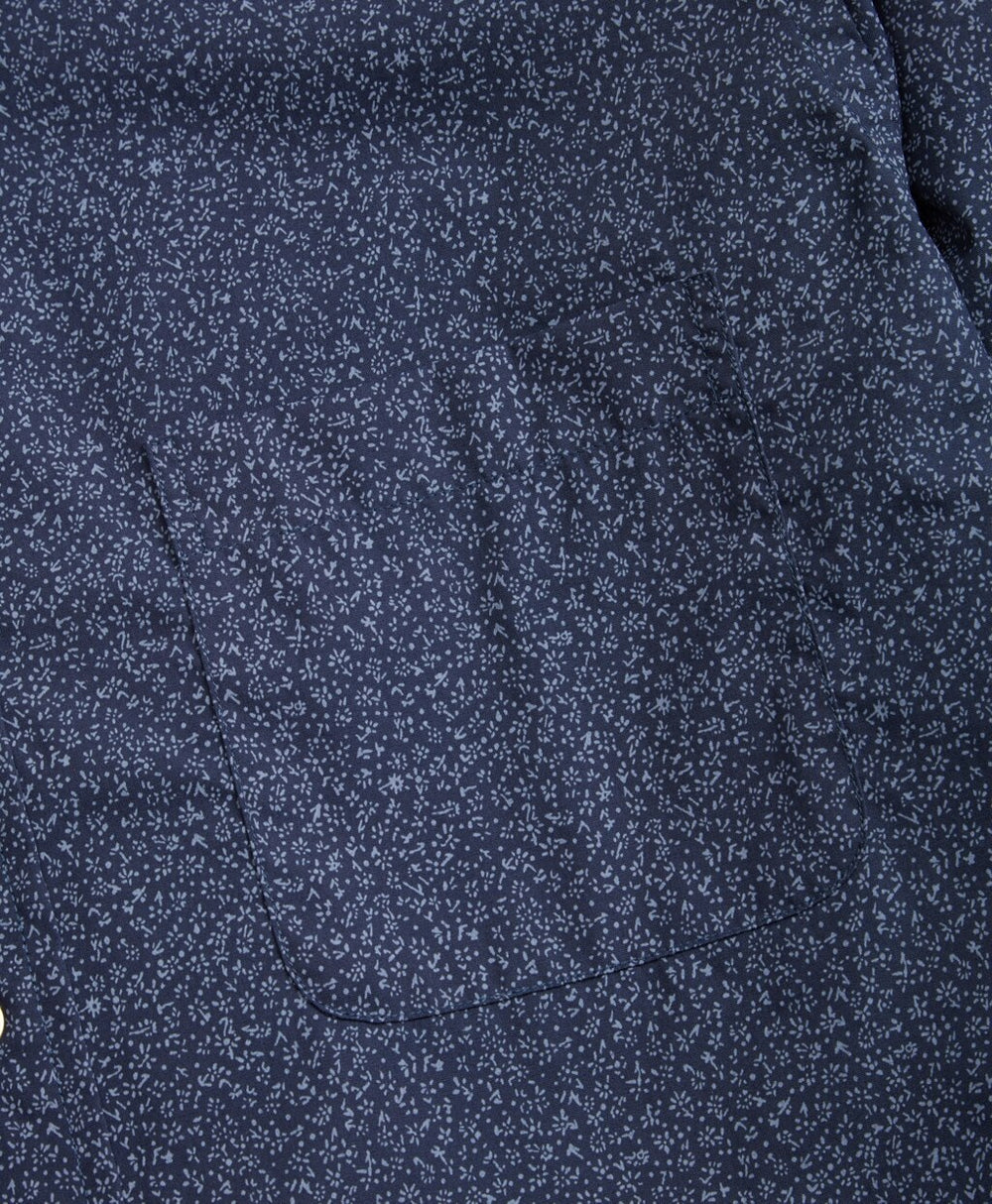 Regent Fit Floral Indigo Sport Shirt