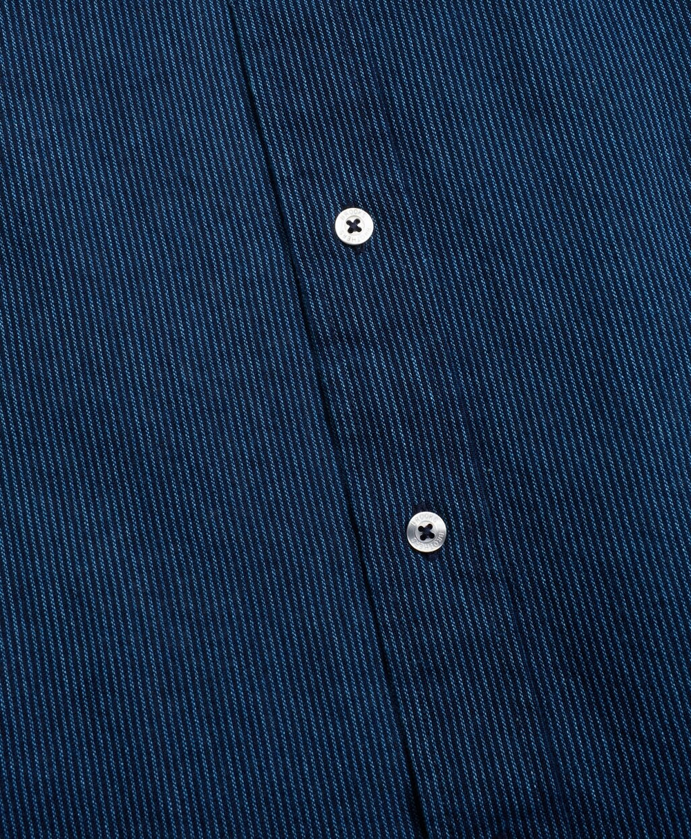 Regent Fit Stripe Indigo Sport Shirt