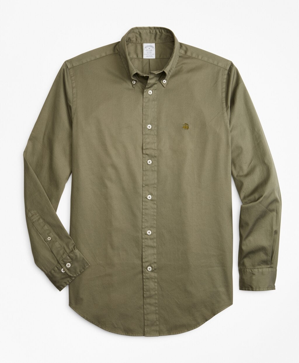Regent Fit Garment-Dyed Twill Sport Shirt