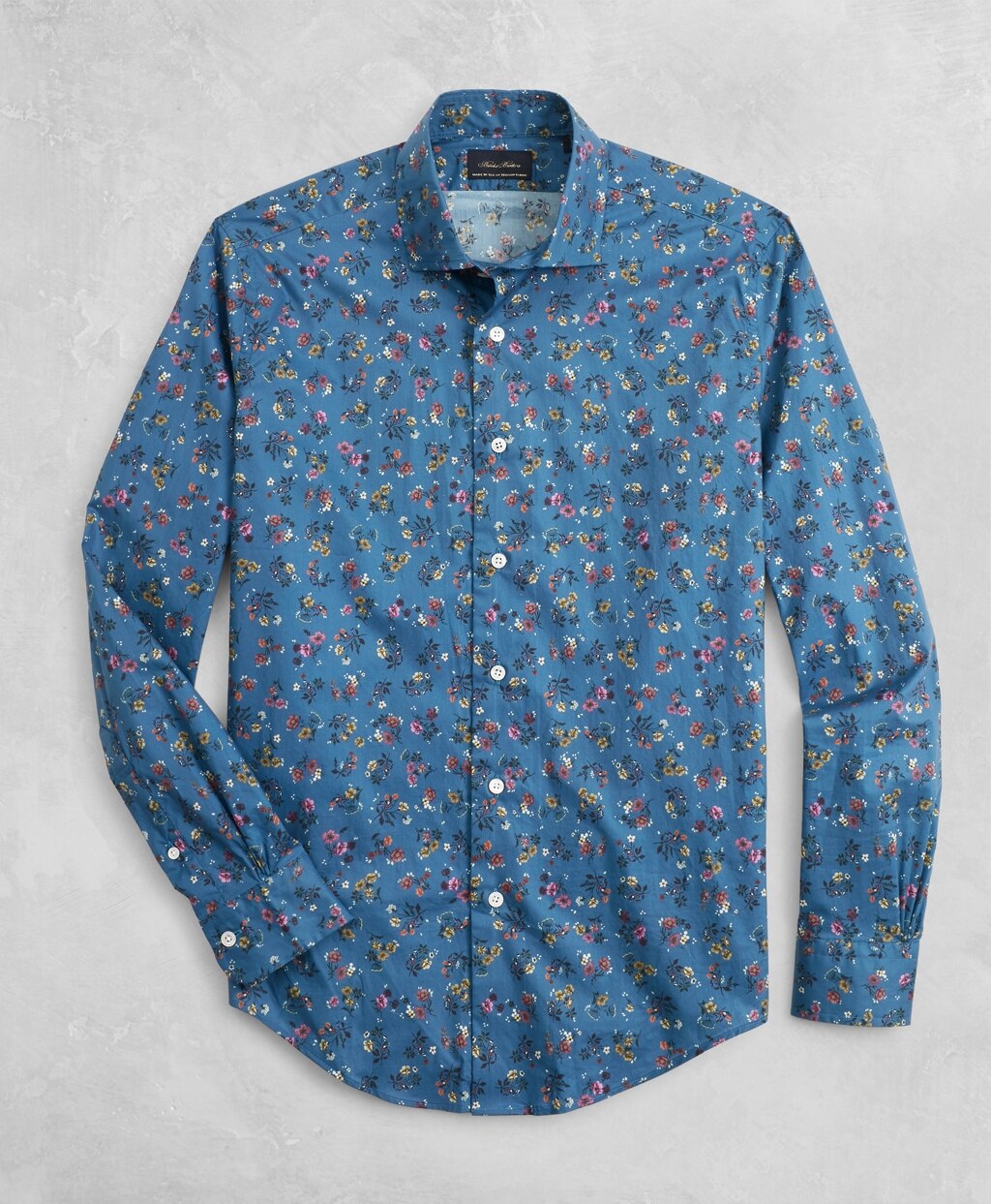 Golden Fleece® Regent Fit Blue Floral Sport Shirt