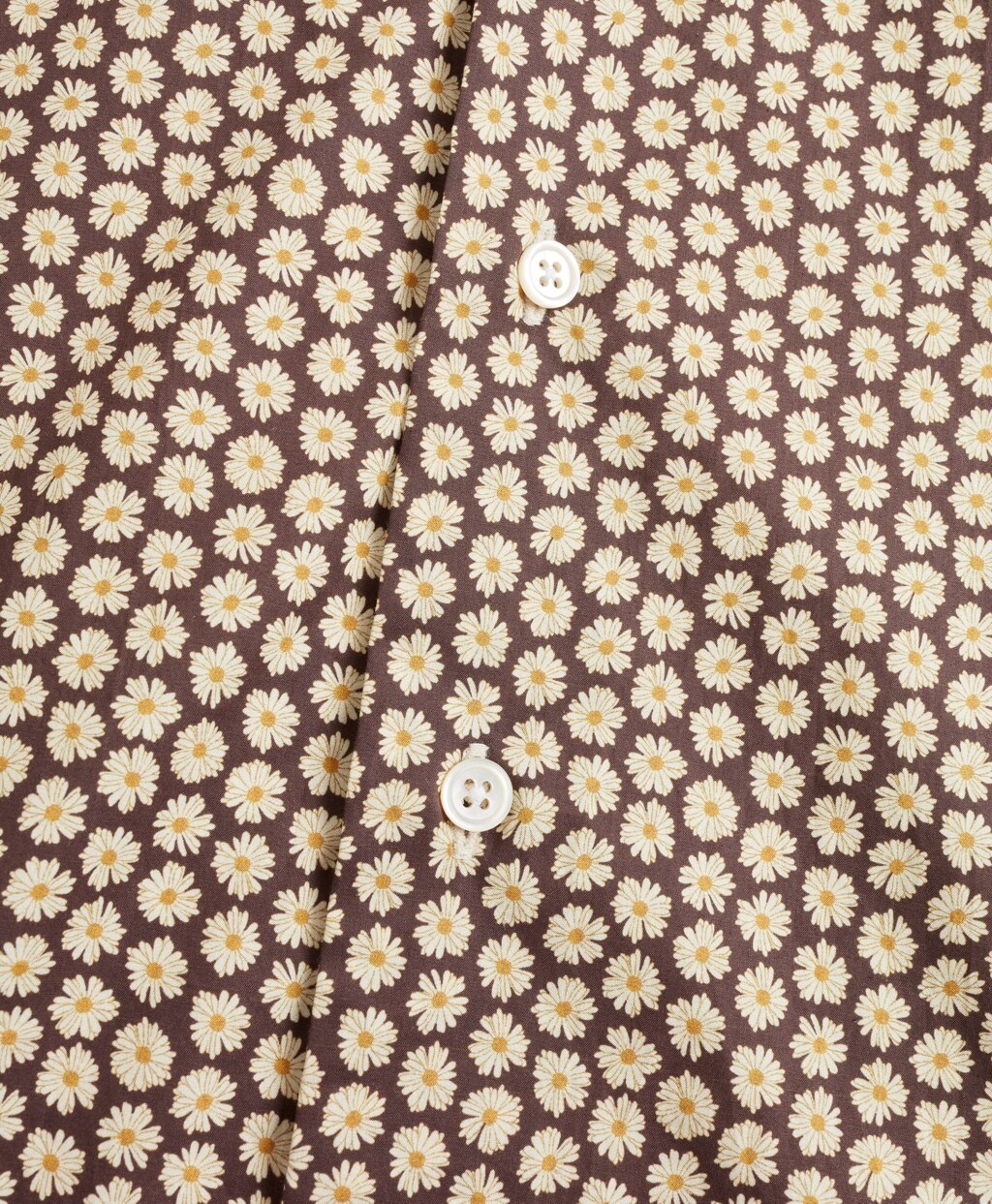 Golden Fleece® Regent Fit Brown Floral Sport Shirt