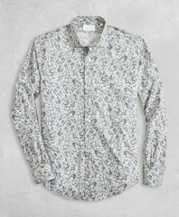 Golden Fleece® Regent Fit White Floral Sport Shirt
