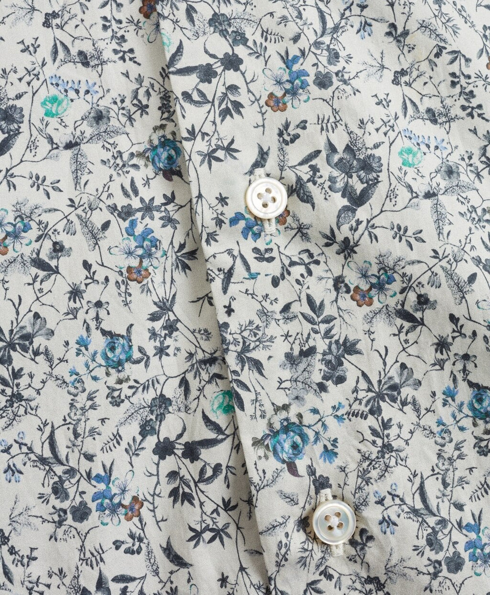 Golden Fleece® Regent Fit White Floral Sport Shirt