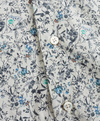 Golden Fleece® Regent Fit White Floral Sport Shirt