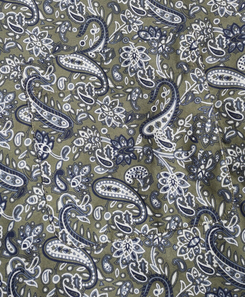 Luxury Collection Regent Fitted Sport Shirt, Button-Down Collar Paisley Print