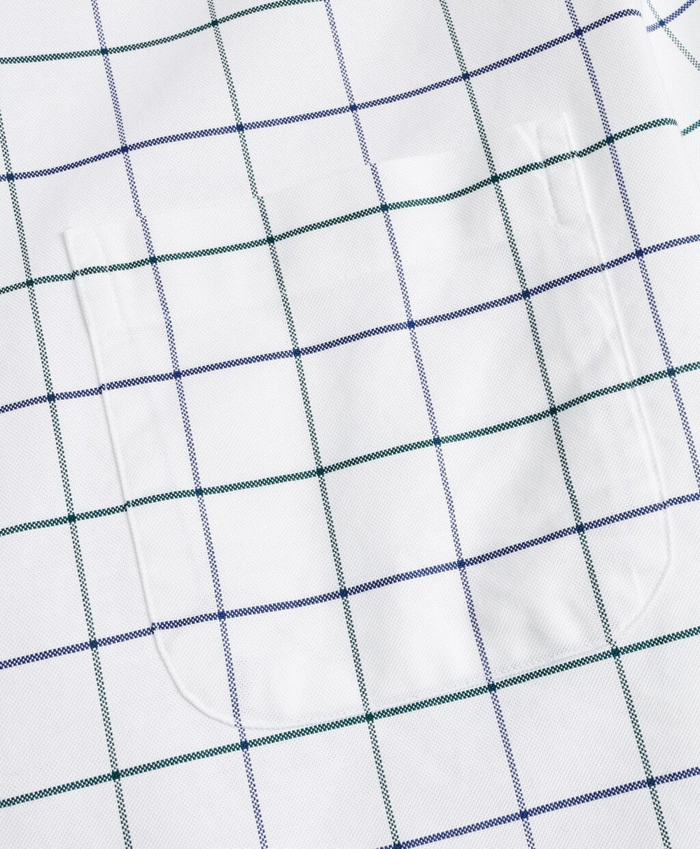 Regent Fit Oxford Windowpane Sport Shirt