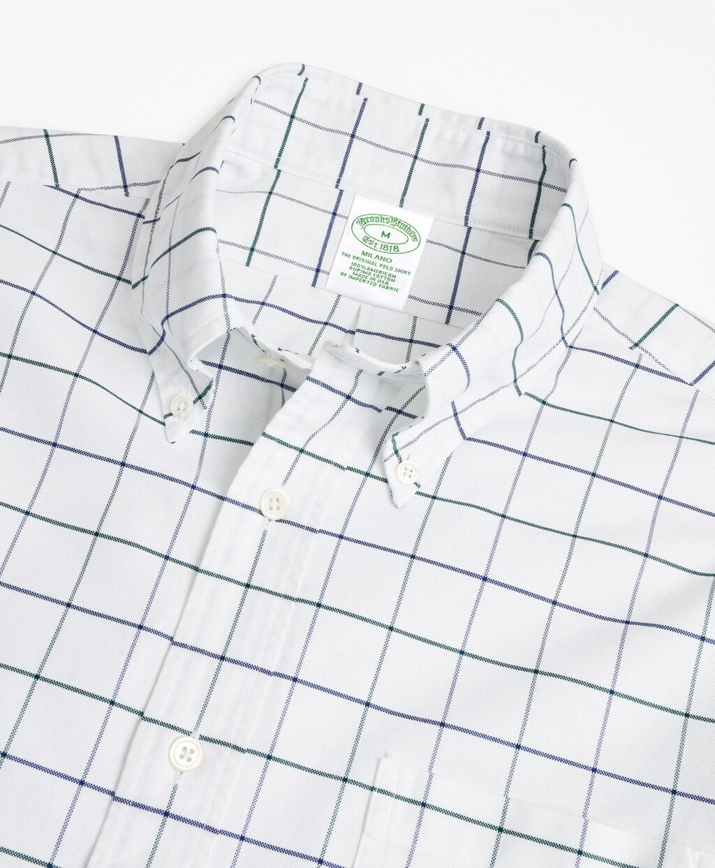 Milano Fit Oxford Windowpane Sport Shirt