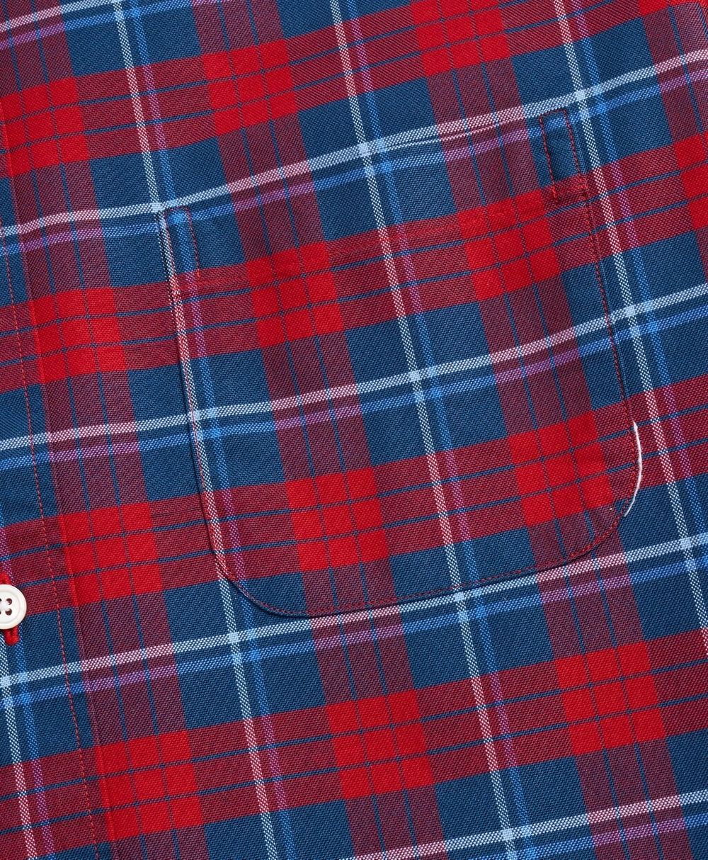 Madison Fit Oxford Bold Plaid Sport Shirt