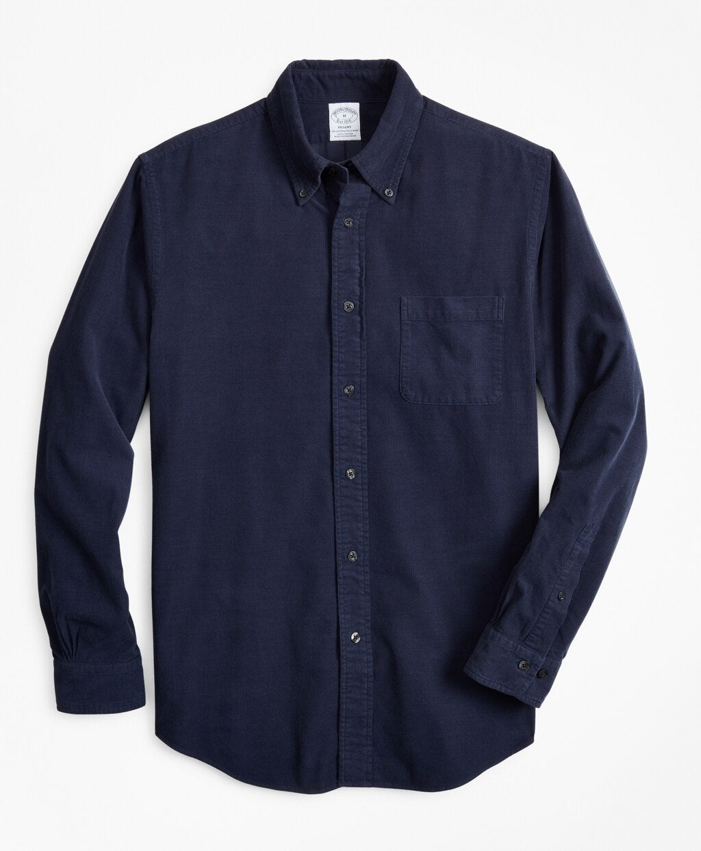 Regent Fit Garment-Dyed Corduroy Sport Shirt