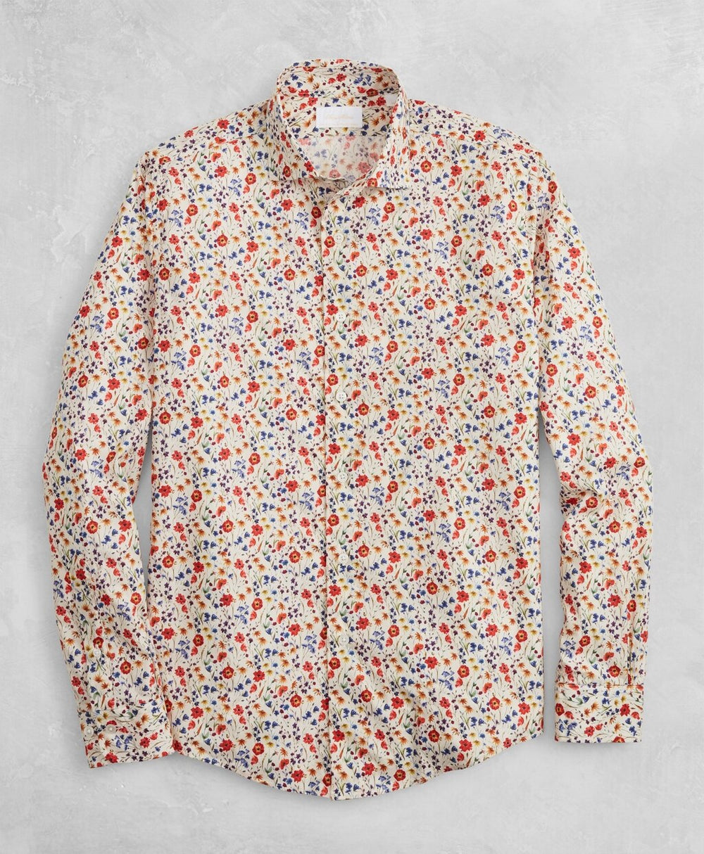 Golden Fleece® Regent Fit Multi-Floral Sport Shirt