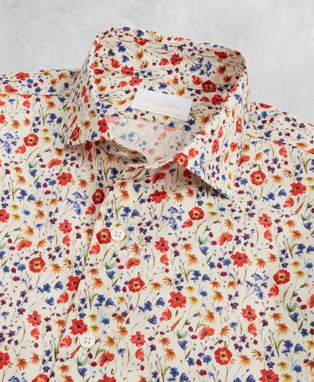 Golden Fleece® Regent Fit Multi-Floral Sport Shirt