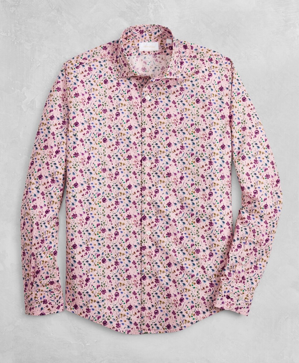 Golden Fleece® Regent Fit Pink Floral Sport Shirt