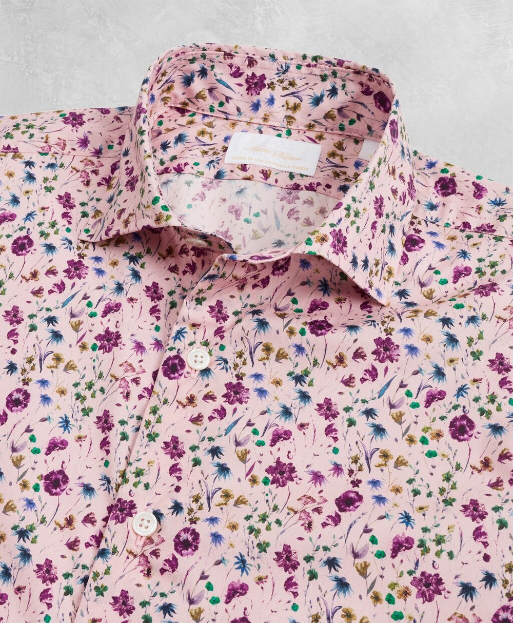 Golden Fleece® Regent Fit Pink Floral Sport Shirt
