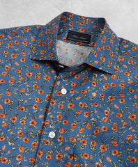 Golden Fleece® Regent Fit Blue Floral Sport Shirt