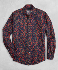 Golden Fleece® Regent Fit Navy Floral Sport Shirt