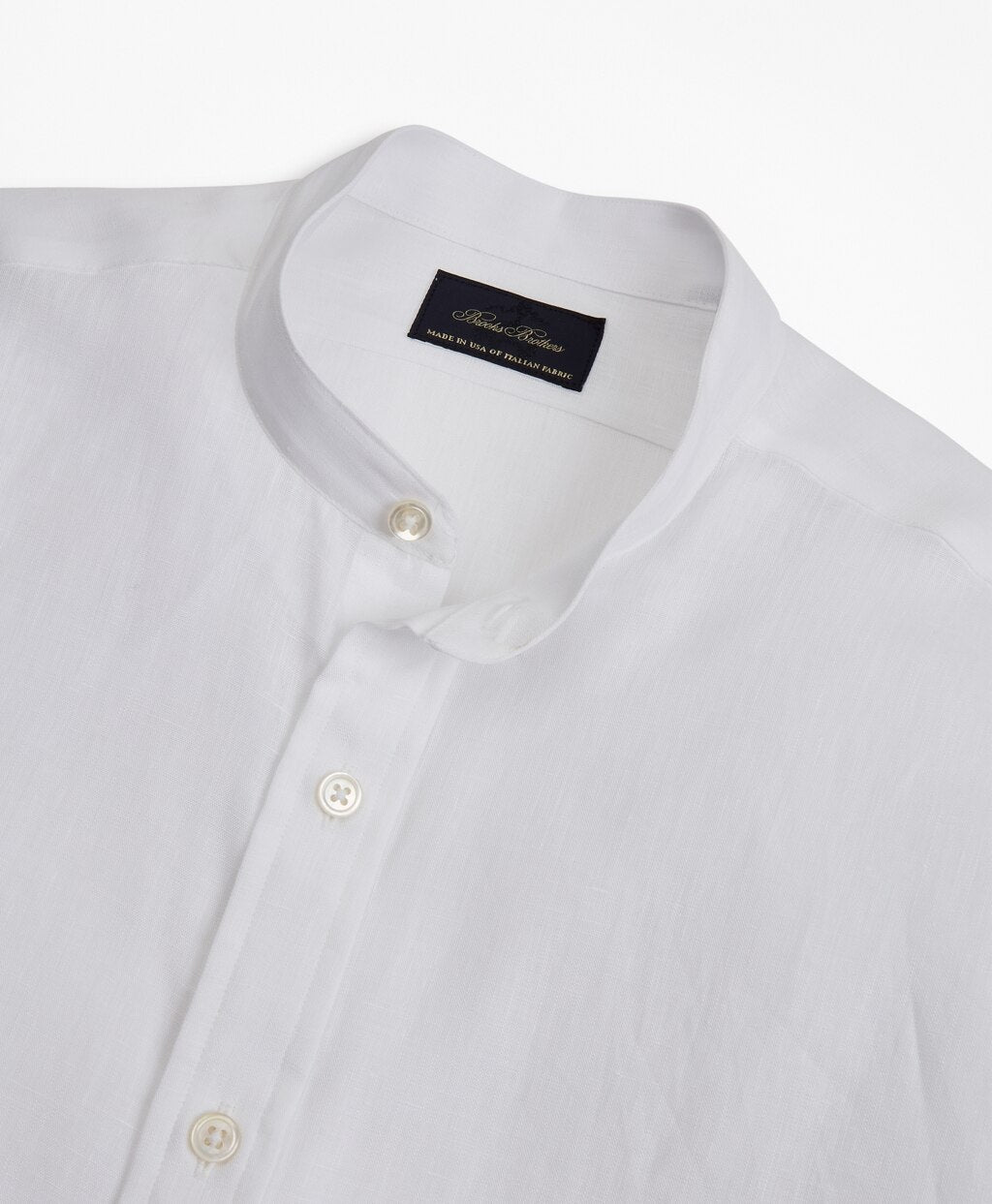 Riccardo Pozzoli for Brooks Brothers: The Collarless Shirt