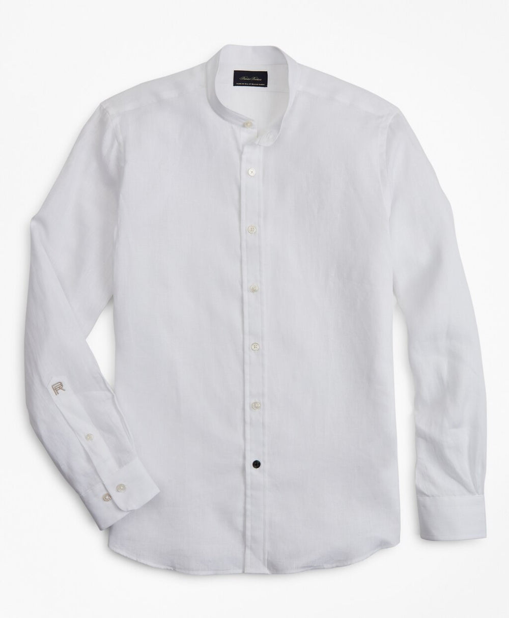 Riccardo Pozzoli for Brooks Brothers: The Collarless Shirt