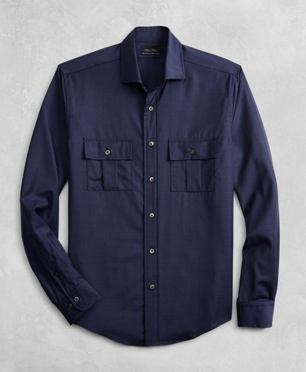 Golden Fleece® BrooksTech™ Two-Pocket Wool Sport Shirt