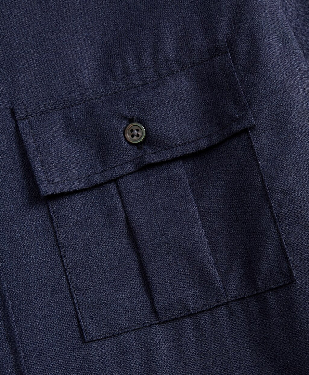 Golden Fleece® BrooksTech™ Two-Pocket Wool Sport Shirt