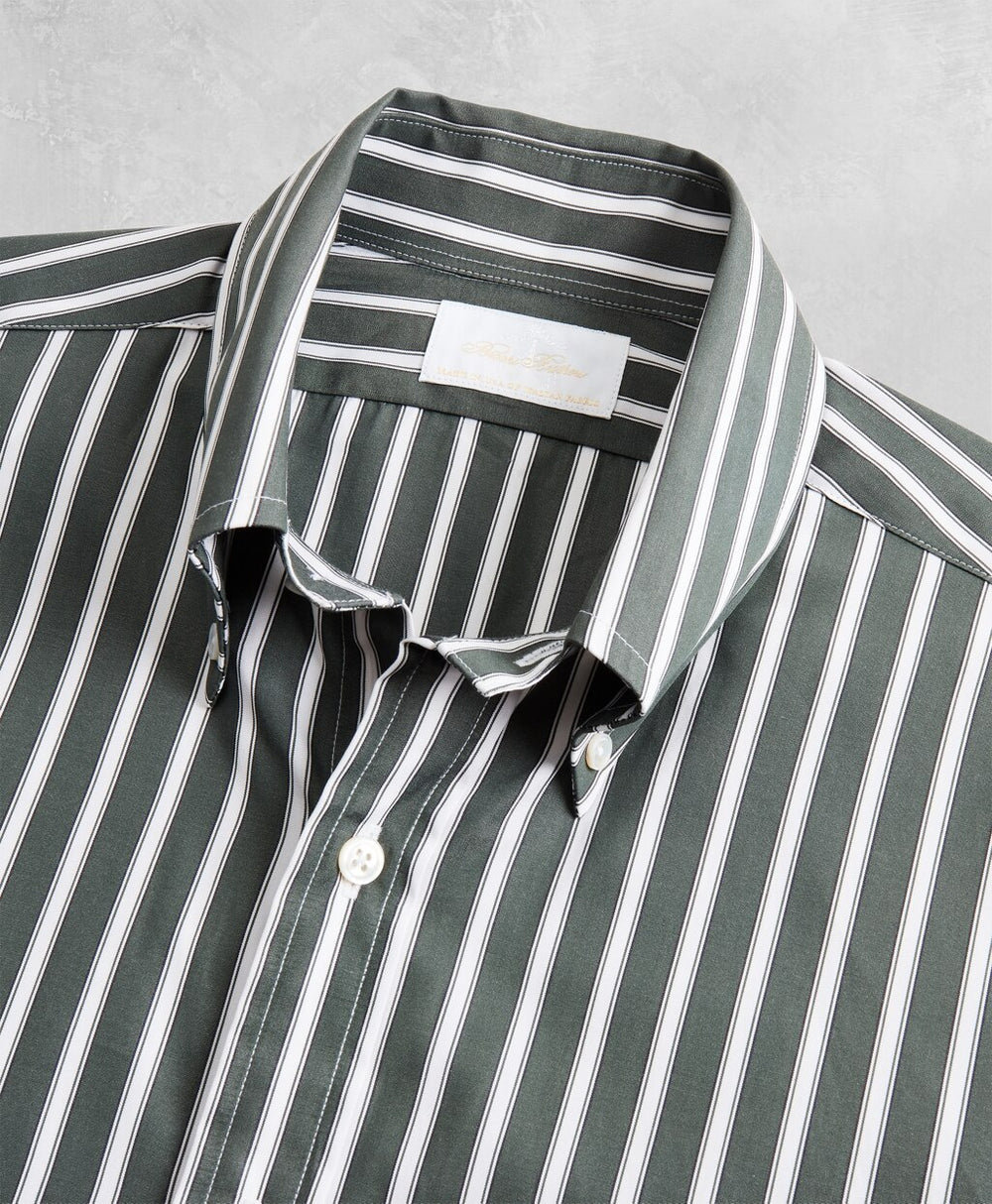 Golden Fleece® Regent Fitted Multi-Stripe Sport Shirt