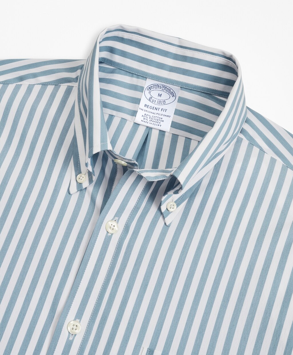 Regent Fitted Sport Shirt, Performance Series with COOLMAX®, Stripe