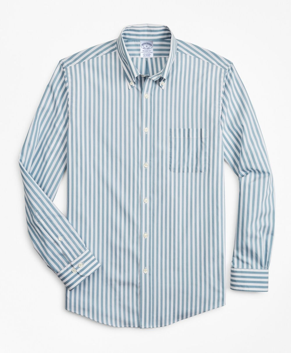 Regent Fitted Sport Shirt, Performance Series with COOLMAX®, Stripe