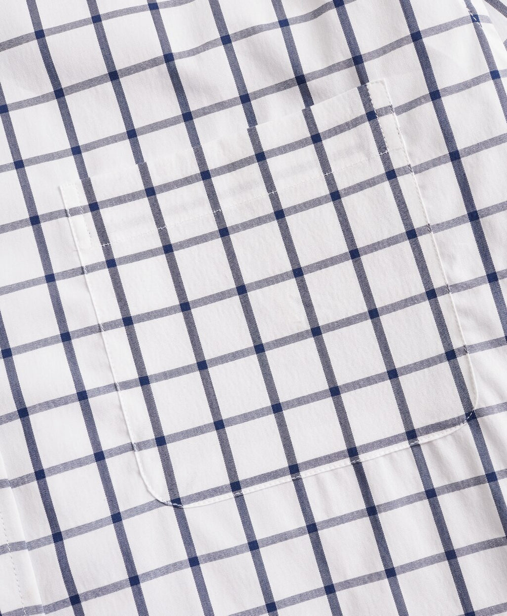 Regent Fitted Sport Shirt, Performance Series with COOLMAX®, Windowpane