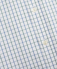 Stretch Milano Slim-Fit Sport Shirt, Non-Iron Windowpane