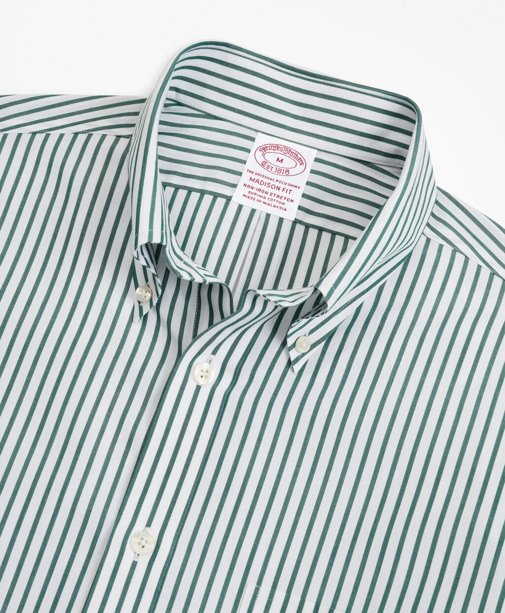 Stretch Madison Classic-Fit Sport Shirt, Non-Iron Candy Stripe