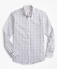 Madison Classic-Fit Sport Shirt, Performance Series with COOLMAX®, Windowpane
