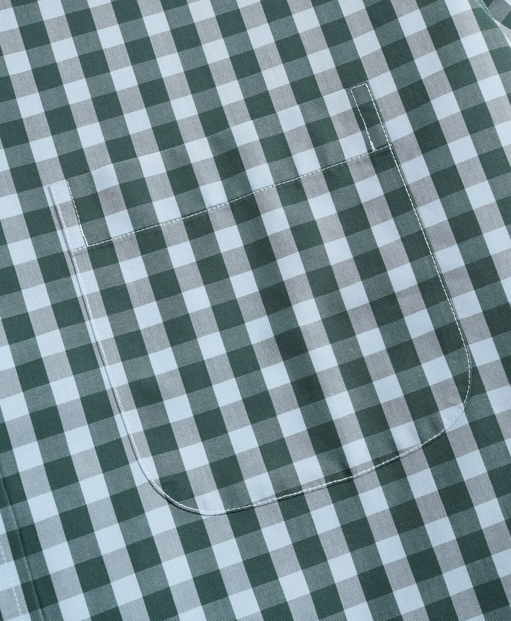 Stretch Regent Fitted Sport Shirt, Non-Iron Short-Sleeve Gingham