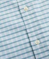 Stretch Regent Fitted Sport Shirt, Non-Iron Short-Sleeve Check