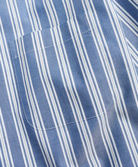 Stretch Regent Fitted Sport Shirt, Non-Iron Awning Stripe