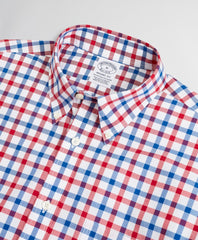 Stretch Regent Fitted Sport Shirt, Non-Iron Large Windowpane