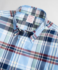 Stretch Madison Classic-Fit Sport Shirt, Non-Iron Multi-Plaid