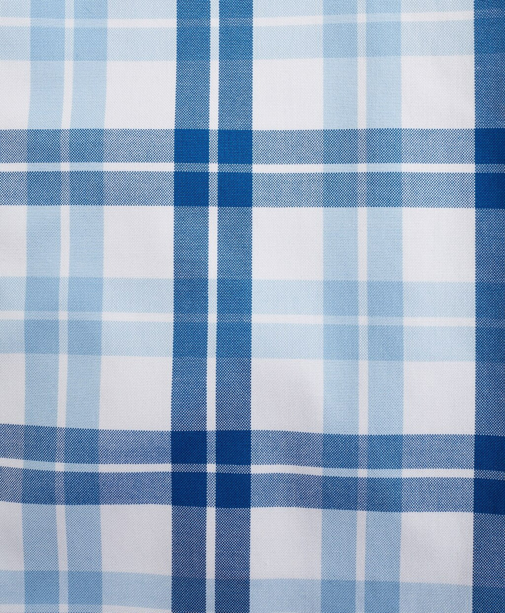 Stretch Regent Fitted Sport Shirt, Non-Iron Check