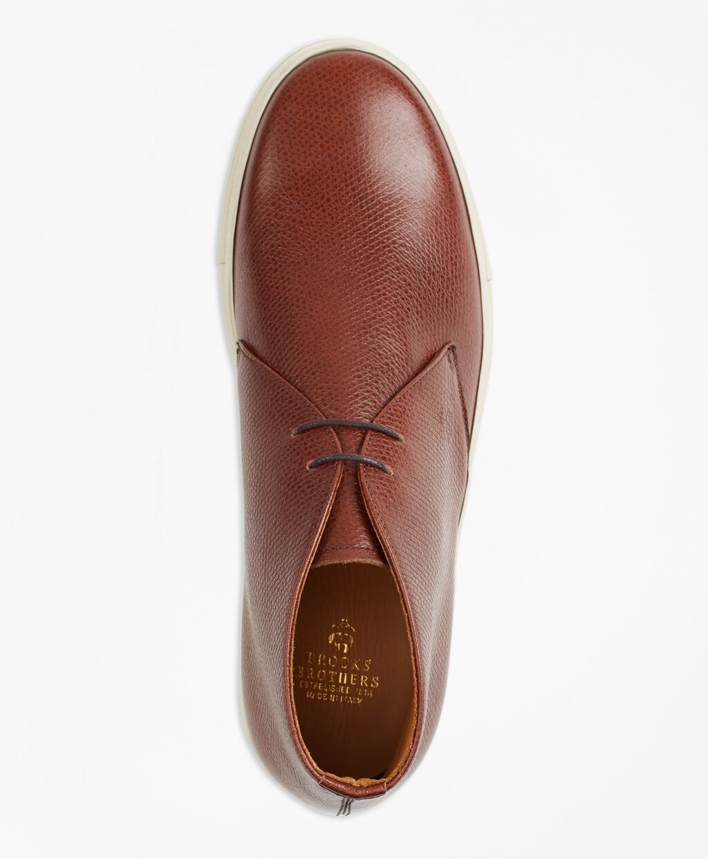 1818 Footwear Textured Leather Chukka Sneakers