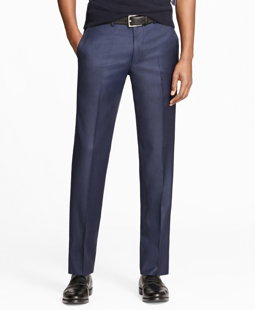 Milano Fit Stretch Wool Trousers