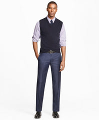 Milano Fit Stretch Wool Trousers
