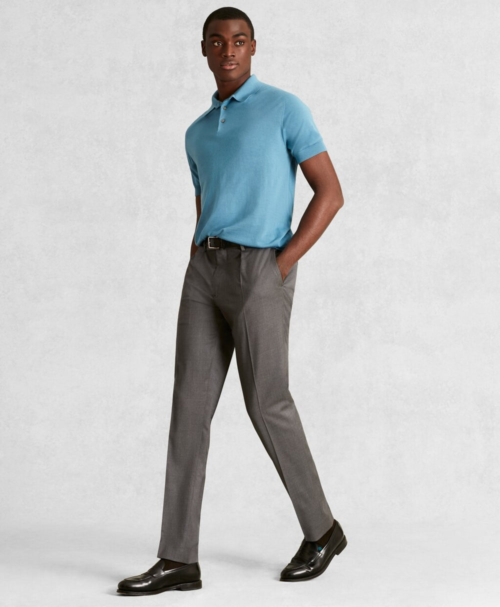 Golden Fleece® Wool Pleated Trousers