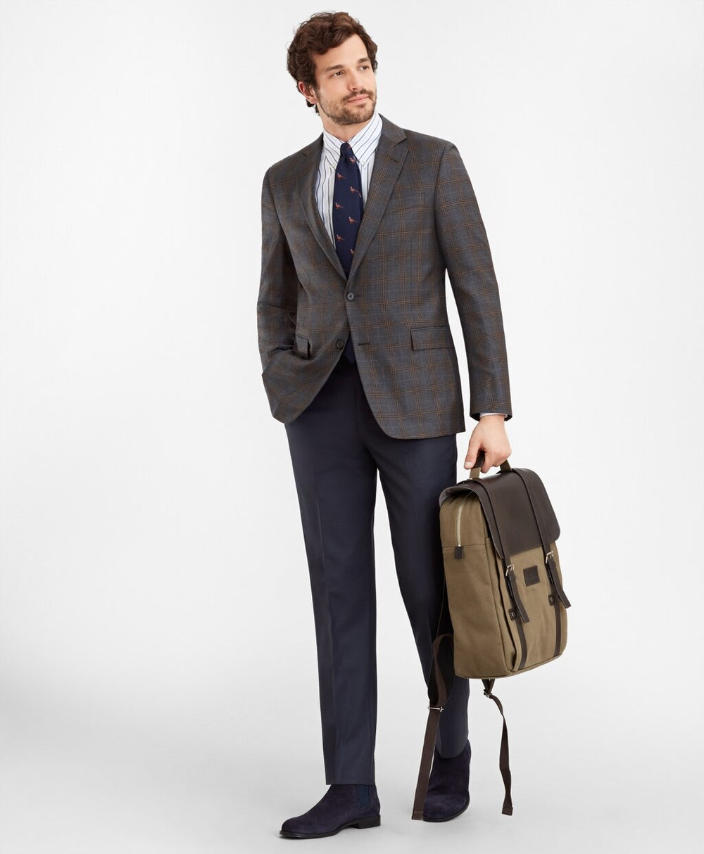 Regent Fit Stretch Wool Trousers