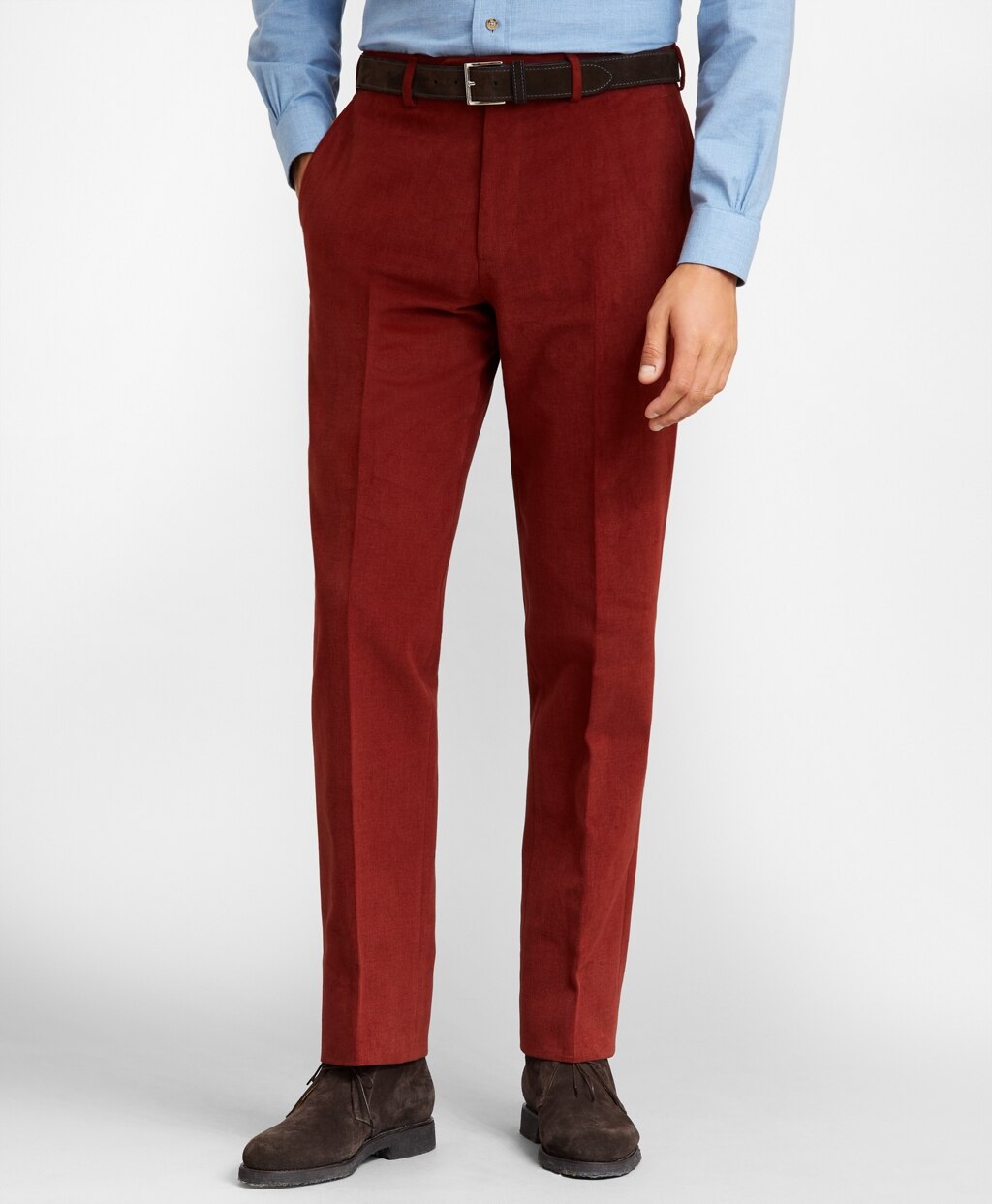 Regent Fit Herringbone Dress Trousers
