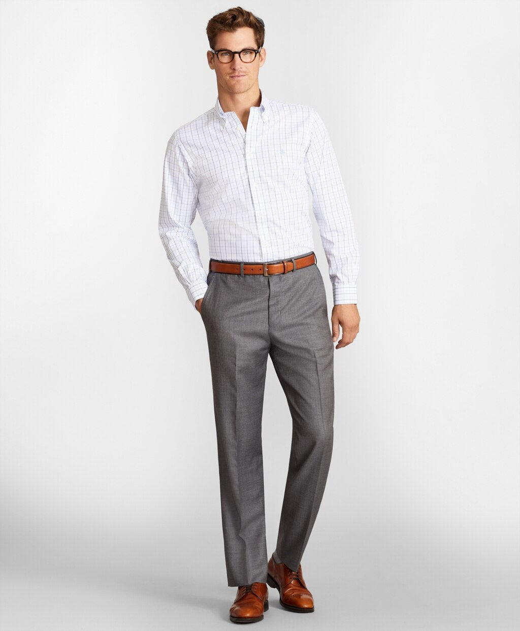 Madison Fit Wool Trousers