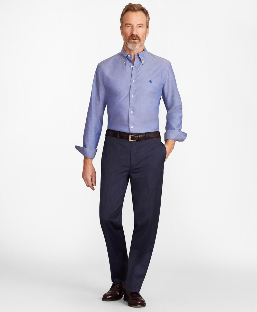 BrooksFlex™ Madison-Fit Wool Trousers